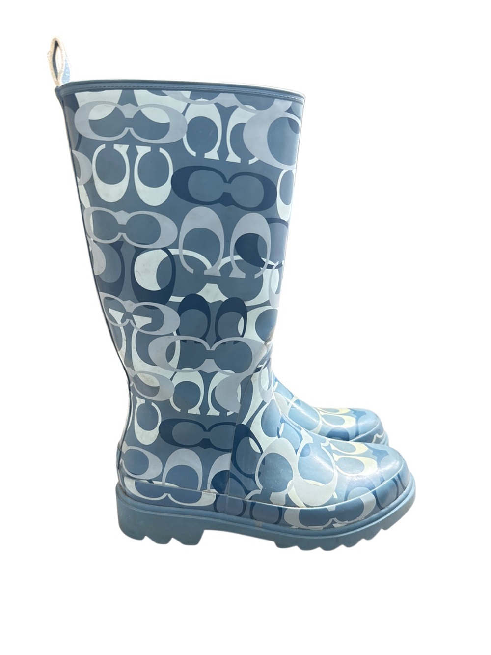 COACH PAISLEY RAINBOOTS Sz.5M